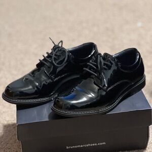 Boys Black Dress Shoes